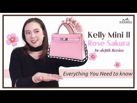 Hermès Kelly Mini Chèvre Rose Sakura