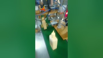 #capping #machines #cappers #fillers Semi automatic capping machine, set up onto the conveyor belt