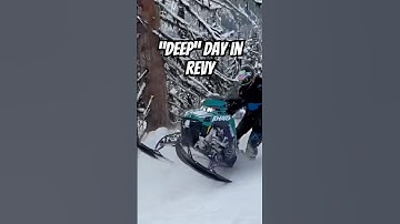 Is THiS deep for Revy? #snowmobile Polaris 9R and BOOST