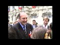 SAUMUR -  Visite de Jacques CHIRAC en 1998