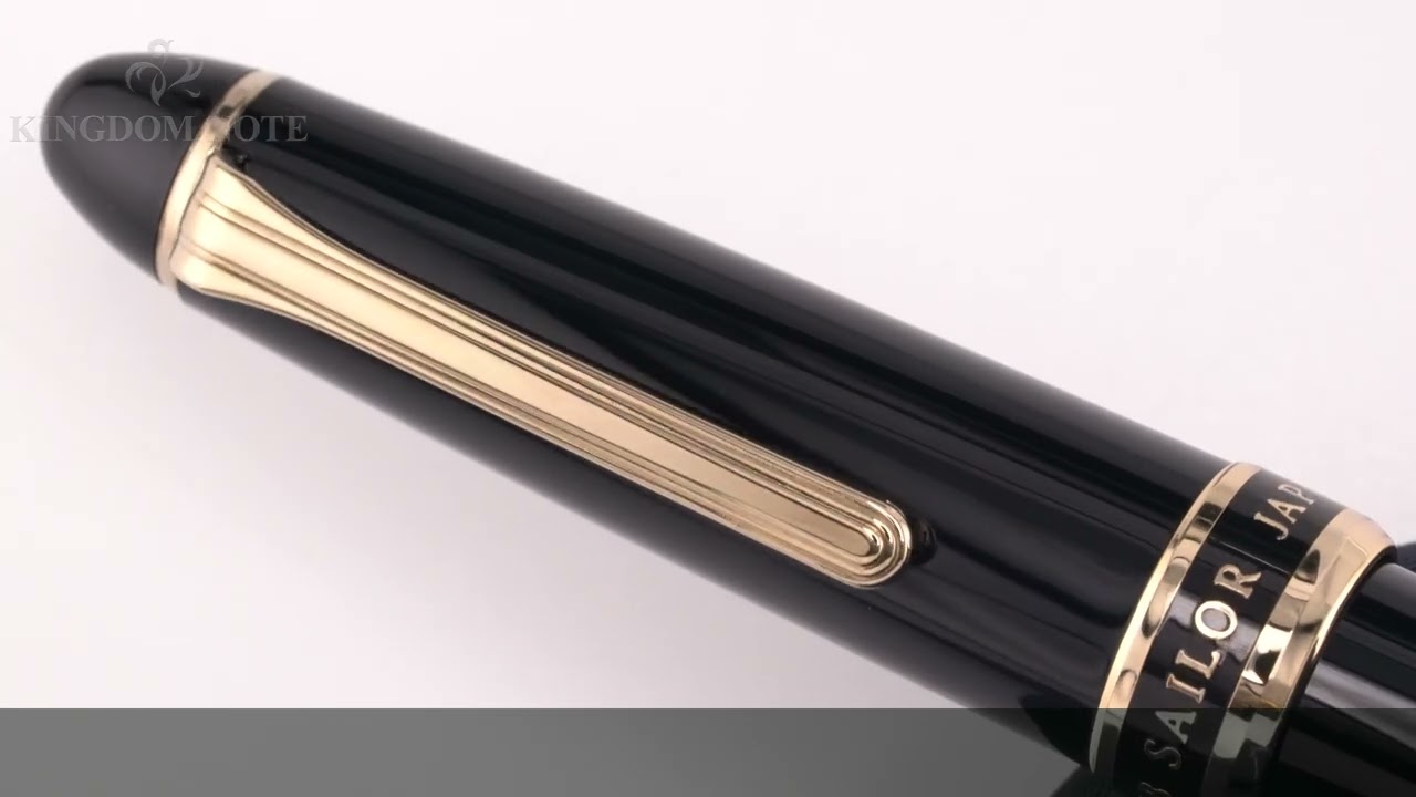 長刀研ぎ　NAG　旧型ニブ　セーラー　万年筆　ゴールド×ブラック　SAILOR セーラー万年筆 長刀研ぎ ゴールドトリム万年筆 FM/M/B | あいうえお順