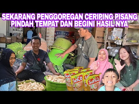 SEKARANG PENGGORENG'AN CERIPING PISANG PINDAH TEMPAT DAN JADI SEGINI PISANG DUA TUNDON