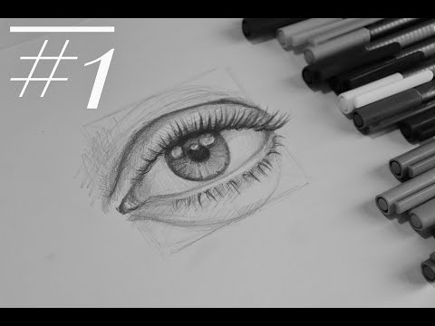 How to Draw Eyes | Step by Step - როგორ დავხატოთ თვალი ეტაპობრივად