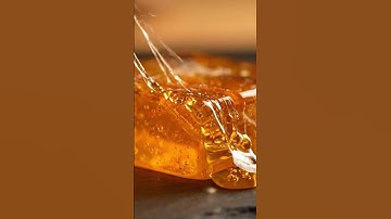 ASMR Honey Crystal Cutting 🍯 Crunchy Satisfying Sounds | Relaxing Sleep & Stress Relief