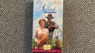 Opening To Sarah Plain And Tall 1991 Vhs Canadian Release