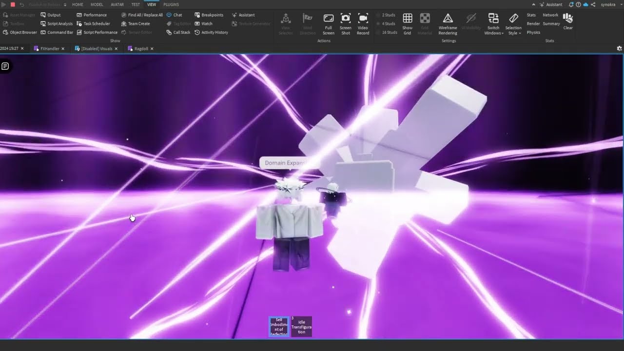 Self Embodiment of Perfection | Roblox Studio