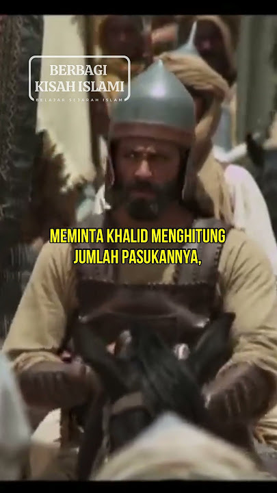'KAMI ADALAH BANGSA PEMINUM DARAH, WAHAI JENDRAL' - KHALID BIN AL WALID UCAPKAN KATA-KATA MENGERIKAN