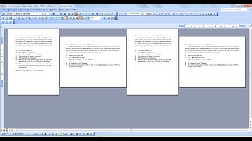 How to Do Portrait and Landscape in Same MS Word Document in All Version