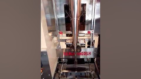 Agarbatti pouch packing machine.  Full automatic system. S. S covering high speed machine