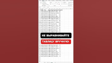 Хватит выравнивать таблицы вручную!