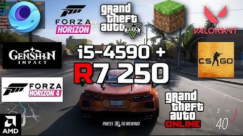 R7 250 2GB DDR 3 Test 9 Games | i5 4590 + 8GB RAM | FPS ?