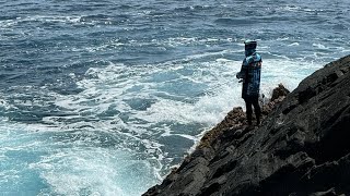 Minor cliff fishing experience