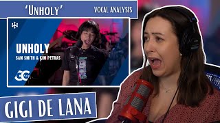 First Time Listening To GIGI DE LANA Unholy | Vocal Coach Reaction (& Analysis) Jennifer Glatzhofer