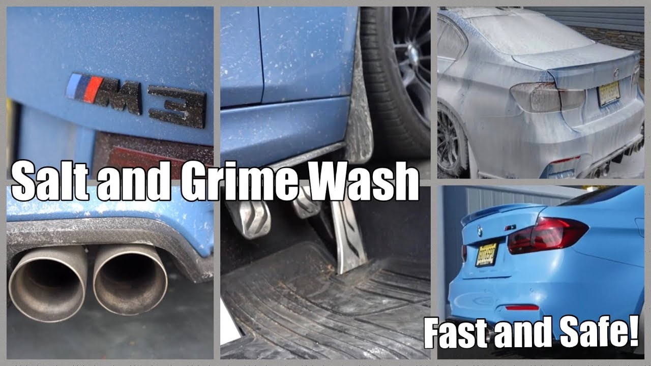 How to wash your truck or car during the winter to protect from salt d