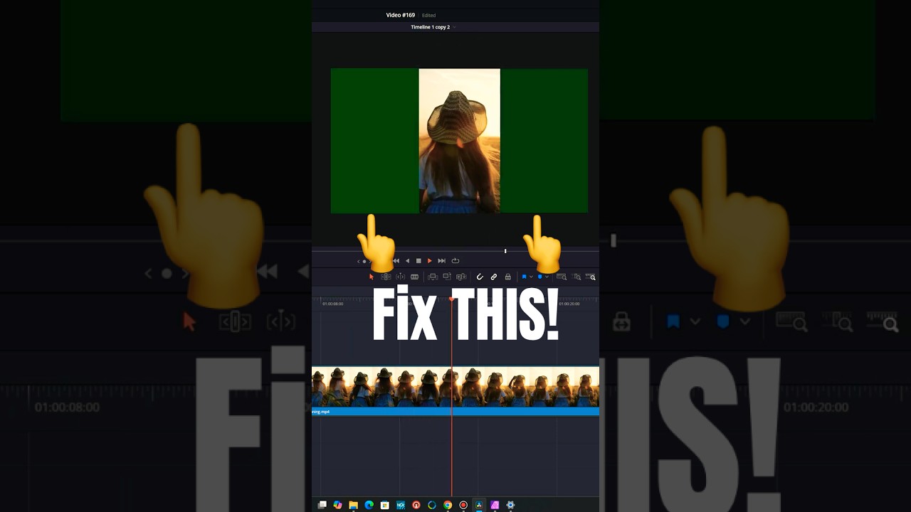 Fill the Gaps! EASY Blanking Fill for 9x16 Clips - DaVinci Resolve