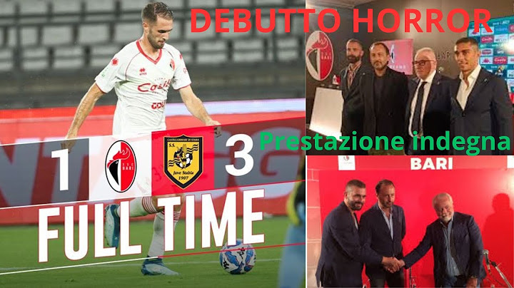 UMILIATI, ADESSO BASTA! L'INCUBO CONTINUA: Bari Juve Stabia 1-3