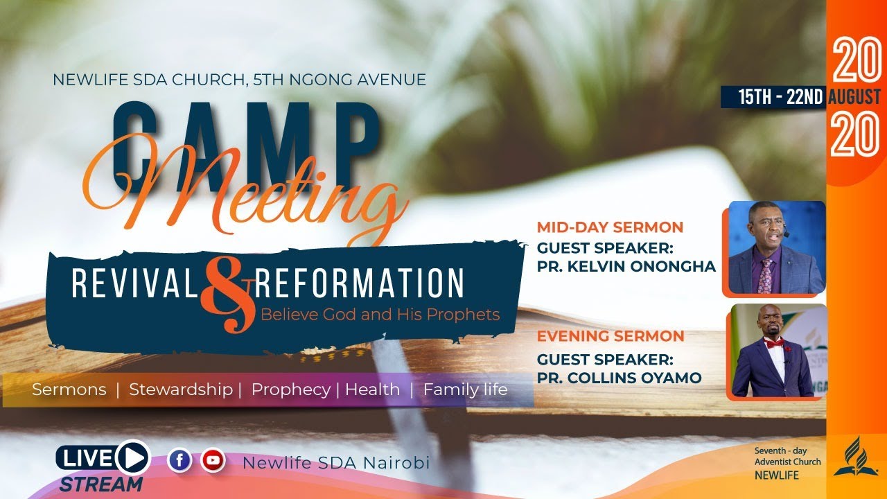 Camp Meeting Day 003 Morning Service 18 August 2020 - YouTube