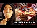 FUN Japanese Street Food Mukbang in China Town in Kobe!