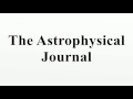 The Astrophysical Journal