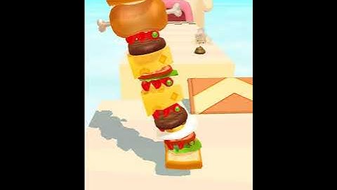 Sandwich Runner level TikTok 😀🍔 Android iOS New