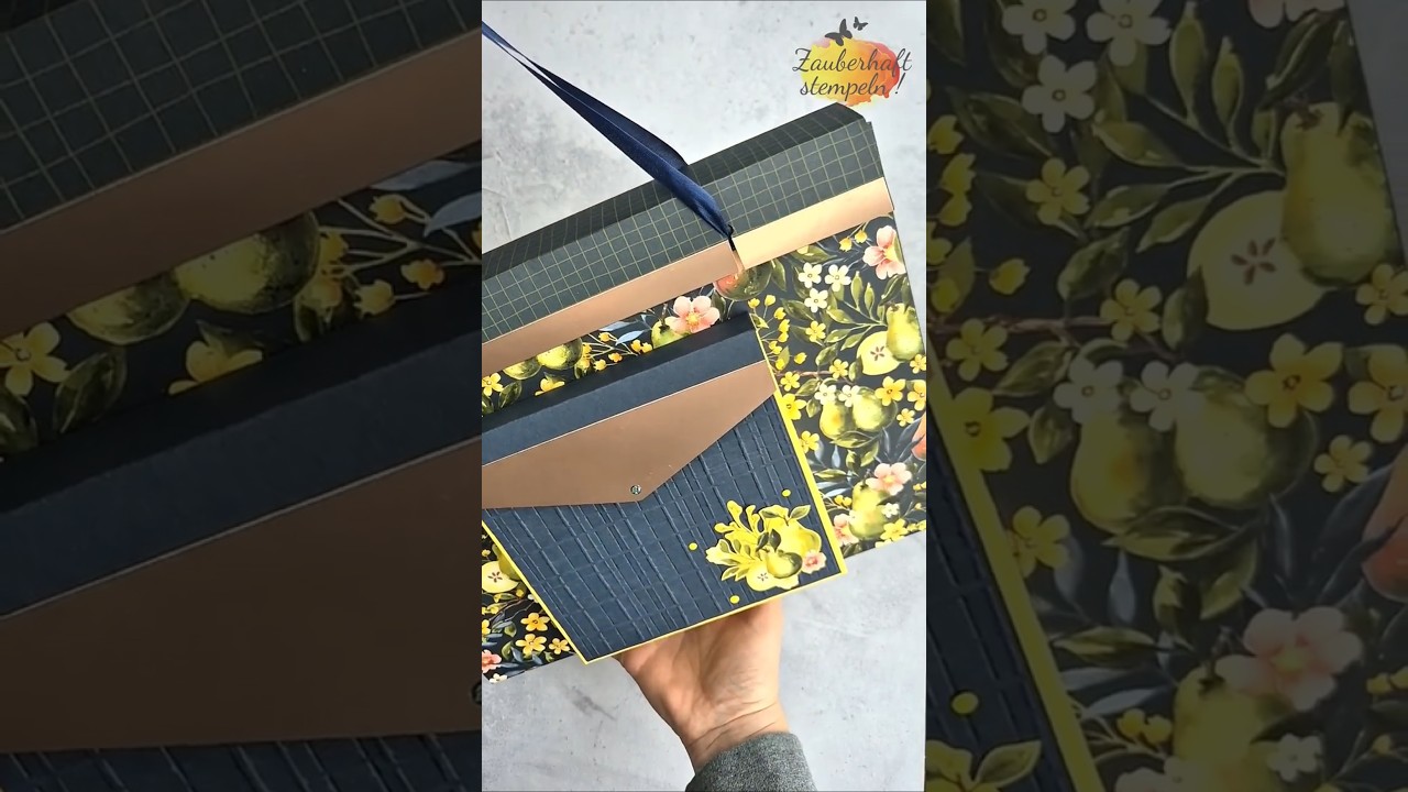 ✨DIY Geburtstags-Geschenkset | Edle Tasche mit Kartenfach | MALERISCHE BIRNEN🍐 Stampin' Up! Inspo