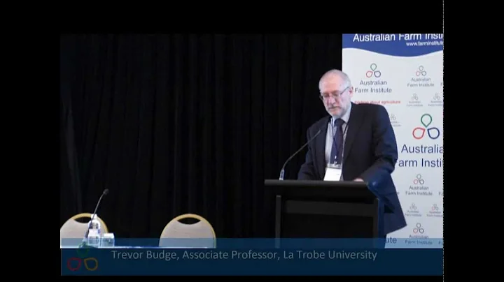 Trevor Budge addresses the Australian Farm Institu...