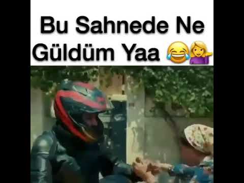 Motora eşek gibi binmeye çalışan Hasibe :) Aşk ve mavi