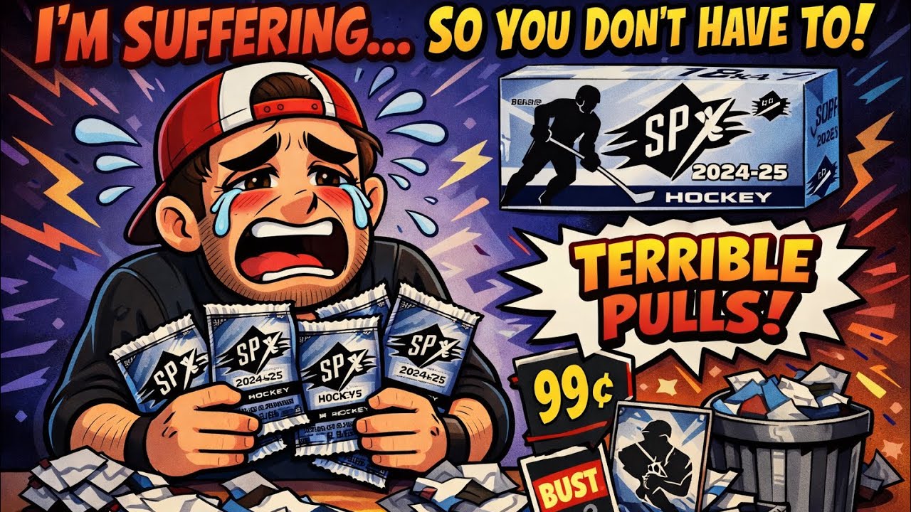 I Opened 2024-25 SPx Hockey So You Don’t Have To 😭 | One of the WORST Products?