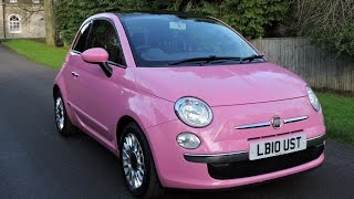 Fiat 500 Pink Special Edition walk around