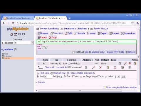 Beginner PHP Creating a Database Hit Counter Part 3 MCA Internship|Mca Internship In Jaipur