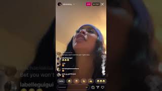 Alexis Skyy On vacation And Gets Spooked out By Ghost(video) January 24 2021 Instagram Live 24