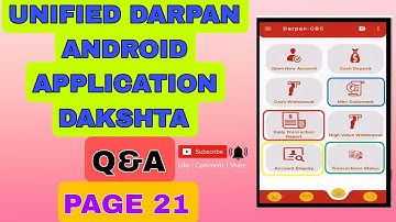 page 21 unified android darpan application dakshta  question and answer