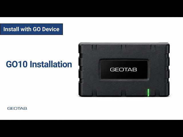 How to Install the Geotab GO10 Device Using a Standard 16-Pin T-Harness Kit