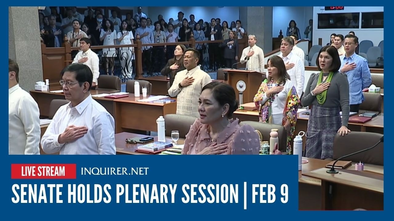 LIVE: Senate holds plenary session | Feb 9