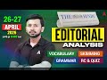 The Hindu Editorial Analysis | 26-27 Apr 2026 | Vocab, Grammar, Reading | By Parth Krishan Upadhyay