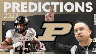 2023 Purdue College Football Predictions