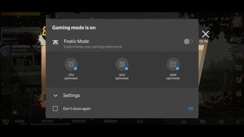 How to enable gaming mode? |  DoNotDisturb mode