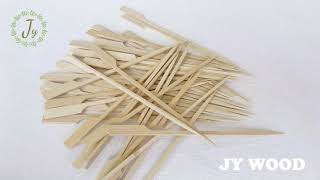 Bamboo paddle skewer