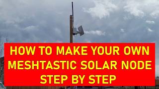 I BUILD A MESHTASTIC SOLAR NODE FOR OUR CANADIAN WEATHER. I HOPE IT SURVIVES.