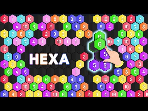 Samenvoegen Hexa - Nummer Puzzel