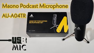 Maono Podcast Microphone AU-A04TR