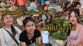 #เที่ยวลาวใต้ ตลาดยามเย็นขี้นาคเมืองโขง #แขวงจำปาสัก#สปปลาว #สาวลาว น่ารัก #สาวลาวใต้ งามๆ#เที่ยวลาว