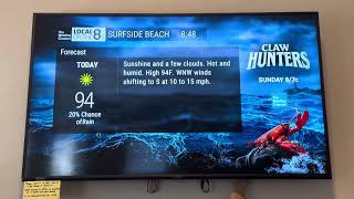 The Weather Channel Local Forecast Local On The 8S - Surfside Beach, Sc 7262025 848Am
