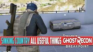 Ghost Recon Breakpoint All Collectibles Sinking Country (Blueprints, Documents, Attachments)