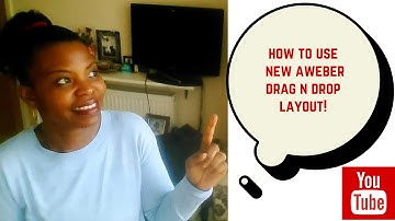 How to Create a Message in the New Aweber Drag & Drop Layout 2015