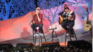 Justin Bieber Somebody To Love Live Acoustic Reggae Version 2010 - 2011
