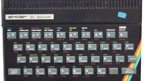 Classic computer  - A rare ZX Spectrum