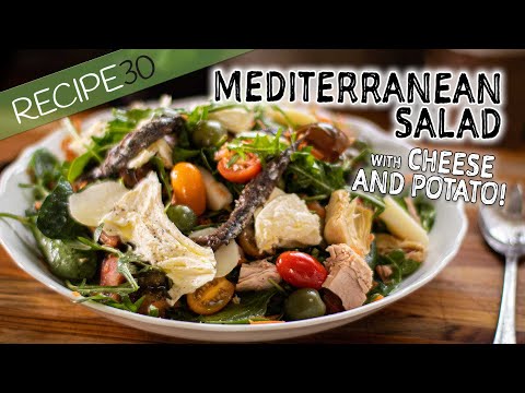 A Delicious and Healthy Mediterranean Salad