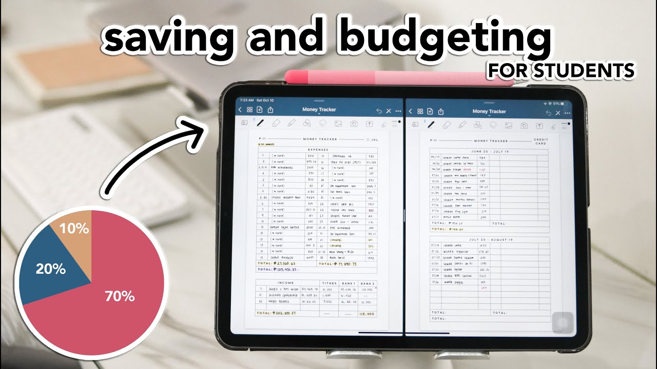 student guide to saving and budgeting - YouTube