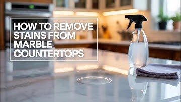 How to Remove Stains From marble Countertops